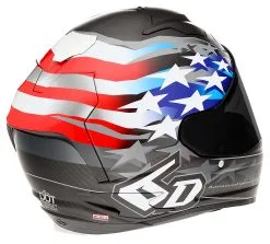 6D Helmets 6D ATS-1R Super Patriot Helmet -Moto Parts Store 6 dats1 r super patriot helmet red white blue 2