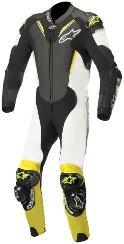 Alpinestars Atem V3 Race Suit 9 Alpinestars Atem V3 Race Suit -Moto Parts Store alpinestars atemv3 race suit black white fluo yellow