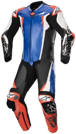 Alpinestars Racing Absolute V2 Race Suit -Moto Parts Store alpinestars racing absolute v2 pc leather suit fluo black white
