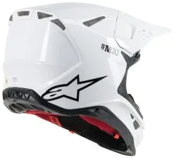 Alpinestars Supertech M10 Carbon Helmet -Moto Parts Store alpinestars supertech sm10 carbon helmet white 1