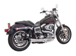 Bassani Exhaust Bassani Road Rage II 2-Into-1 Exhaust For Harley Dyna With Tall Shocks 1991-2017 -Moto Parts Store bassani exhaust21 mega fxd 1