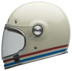Bell Helmets Bell Bullitt Stripes Helmet -Moto Parts Store bell bullitt stripes helmet pearl white oxblood blue 2