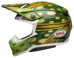 Bell Helmets Bell Moto-10 Spherical Mcgrath Replica Helmet -Moto Parts Store bell moto10 spherical mcgrath replica helmet gold green 1