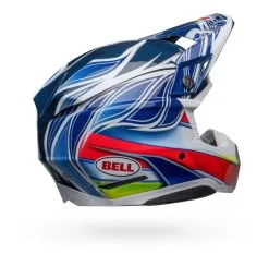 Bell Helmets Bell Moto-10 Spherical Tomac Replica Helmet -Moto Parts Store bell moto10 spherical tomac replica helmet blue white 5