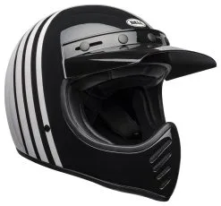 Bell Helmets Bell Moto-3 Reverb Helmet -Moto Parts Store bell moto3 reverb helmet white black 2