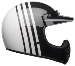Bell Helmets Bell Moto-3 Reverb Helmet -Moto Parts Store bell moto3 reverb helmet white black 3