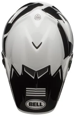 Bell Helmets Bell Moto-9 Flex Fasthouse Newhall Helmet -Moto Parts Store bell moto9 flex fast house newhall helmet white black 3