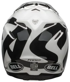 Bell Helmets Bell Moto-9 Flex Fasthouse Newhall Helmet -Moto Parts Store bell moto9 flex fast house newhall helmet white black 4