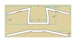 Biltwell Parts Biltwell Keystone XL 1" Handlebars -Moto Parts Store biltwell keystone xl1 handlebars 2