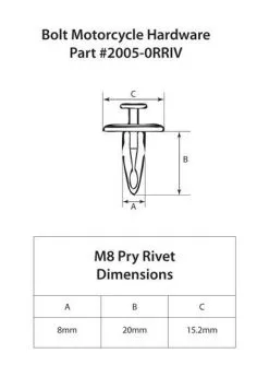 Bolt Hardware Pry Rivet Set ATV/UTV -Moto Parts Store bolt hardware pry rivet set atvutv 1