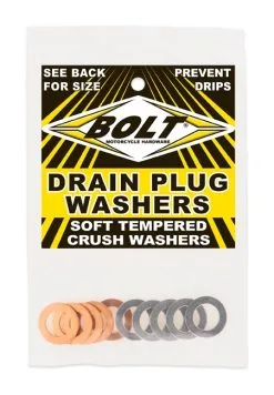 Bolt Hardware Universal Drain Plug Washers