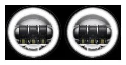 Custom Dynamics 4.5" Halo Passing Lamp For Harley Touring / Softail 2005-2023 -Moto Parts Store custom dynamics45 halo passing lamp for harley touring softail20052021 5