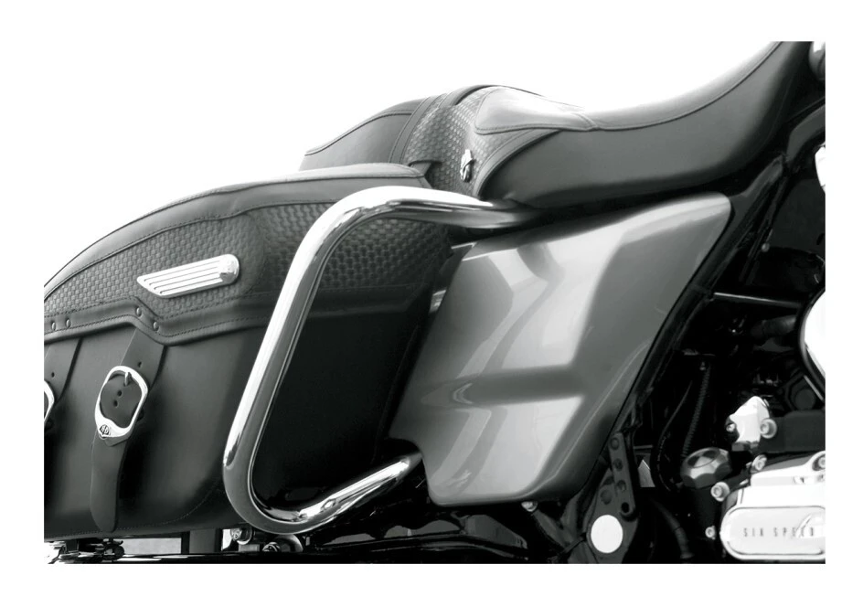 Drag Specialties Saddlebag Buffalo Bars For Harley Touring 1997-2013 Chrome [Open Box] - Image 2