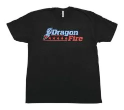 DragonFire Racing Blue / Red Logo Tee