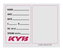 Factory Effex Suspension Spec Stickers