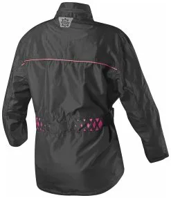 Firstgear Triton Women's Rain Jacket -Moto Parts Store firstgear triton womens rain jacket black pink 3