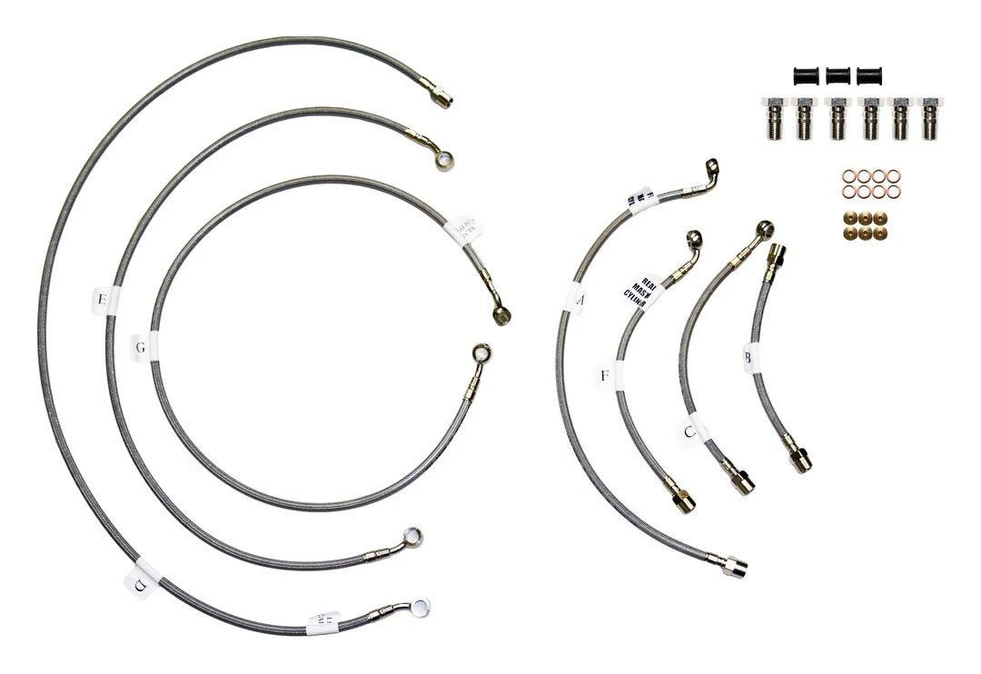 Galfer Braking Systems Galfer Complete Brake Line Kit Polaris RZR XP 4 900 2012-2013 1 Galfer Braking Systems Galfer Complete Brake Line Kit Polaris RZR XP 4 900 2012-2013