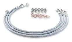 Galfer Braking Systems Galfer Stainless Steel 6 Line Kit - Front And Rear Included