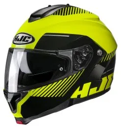 HJC Helmets HJC C91 Prod Helmet -Moto Parts Store hjc helmets c91 plus prod helmet black hi viz