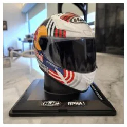 HJC Helmets HJC Miniature RPHA 1N Limited Edition Red Bull Replica Helmet -Moto Parts Store hjc miniature rpha1 n limited edition red bull replica helmet 9