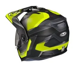 HJC Helmets HJC DS-X1 Synergy Helmet -Moto Parts Store hjcdsx1 synergy helmet black hi viz 2