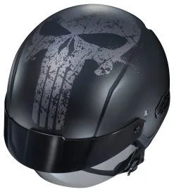 HJC Helmets HJC IS-Cruiser Punisher Helmet -Moto Parts Store hjcis cruiser punisher helmet black grey 1