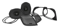 Hogtunes Cut-In Lid Kit With 6" X 9" Speakers For Harley Touring 2014-2023