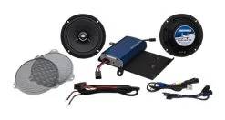 Hogtunes G4 Front Speakers And 225 Watt Amp Kit For Harley Touring 2014-2023