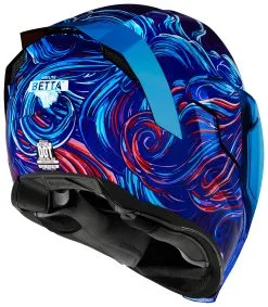Icon Airflite Betta Helmet -Moto Parts Store icon airflite betta helmet blue