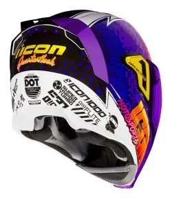 Icon Airflite Quarterflash Helmet Purple / MD [Open Box] -Moto Parts Store icon airflite quarterflash helmet purple md open box purple 2