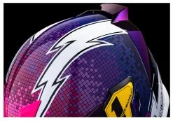Icon Airflite Quarterflash Helmet Purple / MD [Open Box] -Moto Parts Store icon airflite quarterflash helmet purple md open box purple 4