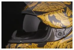 Icon Airform Esthetique Helmet -Moto Parts Store icon airform esthetique helmet gold 7