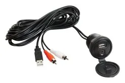 Jensen USB And Auxiliary Input Jack Interface