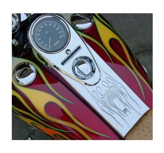 Joker Machine Flame Full Length Dash Cover For Harley Road King 1994-2007 - Image 4
