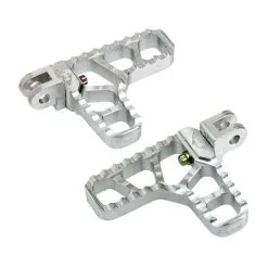 Joker Machine Adjustable Serrated Heel Foot Pegs For Triumph 2001-2015 -Moto Parts Store joker machine peg heel seratd raw tri raw