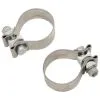 Khrome Werks Stainless Steel Exhaust Clamps For Harley Touring 1995-2016
