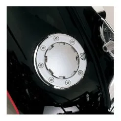 Kuryakyn Aero Flush-Mount Gas Cap For Harley -Moto Parts Store kuryakyn aero flush mount gas cap for harley19832014 5