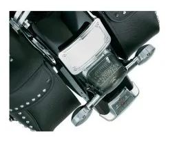 Kuryakyn Curved Laydown License Plate Frame Mount For Harley