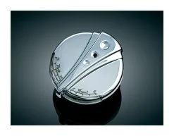 Kuryakyn LED Cap Gas Fuel And Battery Gauge For Harley 1994-2013