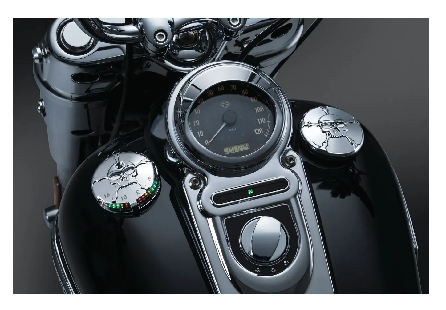 Kuryakyn Zombie Gas Cap For Harley 1982-2016 2 Kuryakyn Zombie Gas Cap For Harley 1982-2016 - Image 2