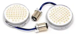 Letric Lighting Co. Deluxe Bullet Style LED Switchbacks Rear Signal Inserts For Harley 2000-2023