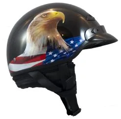 LS2 Helmets LS2 Bagger Murica Eagle Helmet