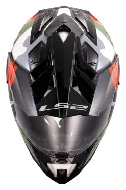 LS2 Helmets LS2 Explorer Camo X Helmet -Moto Parts Store ls2 explorer camo x helmet gloss red white 3