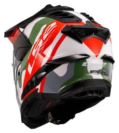 LS2 Helmets LS2 Explorer Camo X Helmet -Moto Parts Store ls2 explorer camo x helmet gloss red white 4