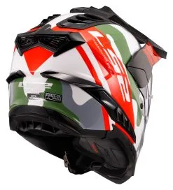 LS2 Helmets LS2 Explorer Camo X Helmet -Moto Parts Store ls2 explorer camo x helmet gloss red white 5