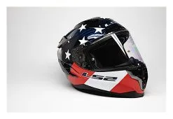 LS2 Helmets LS2 Challenger GT Carbon Americarbon Helmet -Moto Parts Store ls2 helmets challenger c americarbon red gloss red white blue 7