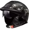 LS2 Helmets LS2 Rebellion Bones Helmet