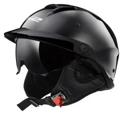 LS2 Helmets LS2 Rebellion Helmet -Moto Parts Store ls2 rebellion helmet black chrome