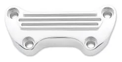 Milwaukee Twins 1" Finned Handlebar Top Clamp For Harley -Moto Parts Store milwaukee twins1 finned handlebar top clamp for harley 1