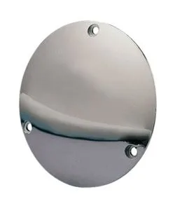 Milwaukee Twins Domed Chrome Derby Cover For Harley 1970-1998